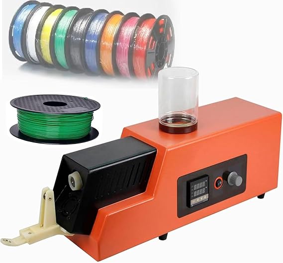 3D Printer Filament Extruder Machine,Plastic Recycling Machine,Adjustable Speed, for PLA, ABS, PVA, HIPS, Acetate