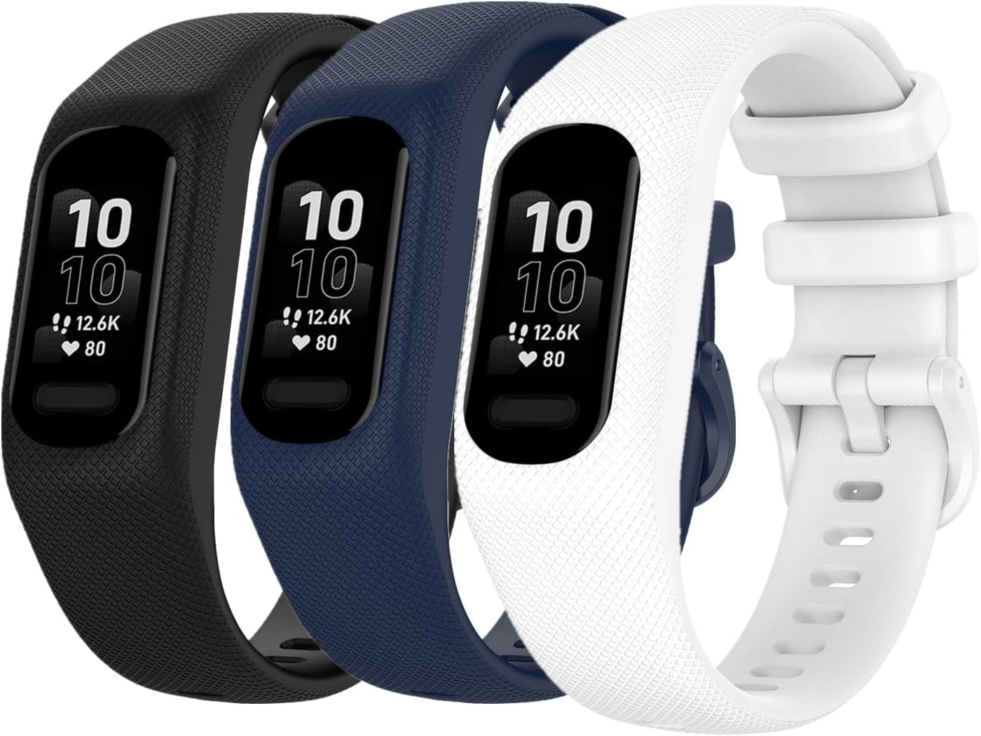Garmin vivosmart 5対応腕時計バンド 調節可能なシリコン製スポーツリストバンド 交換用バンド