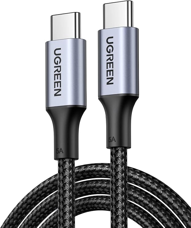 UGREEN 100W USB C Cable PD3.0 Fast Charging Cable PPS iPhone 15 Pro Max MacBook Pro M2 MacBook Air M2 is compatible with Galaxy S25 Ultra. (3m)