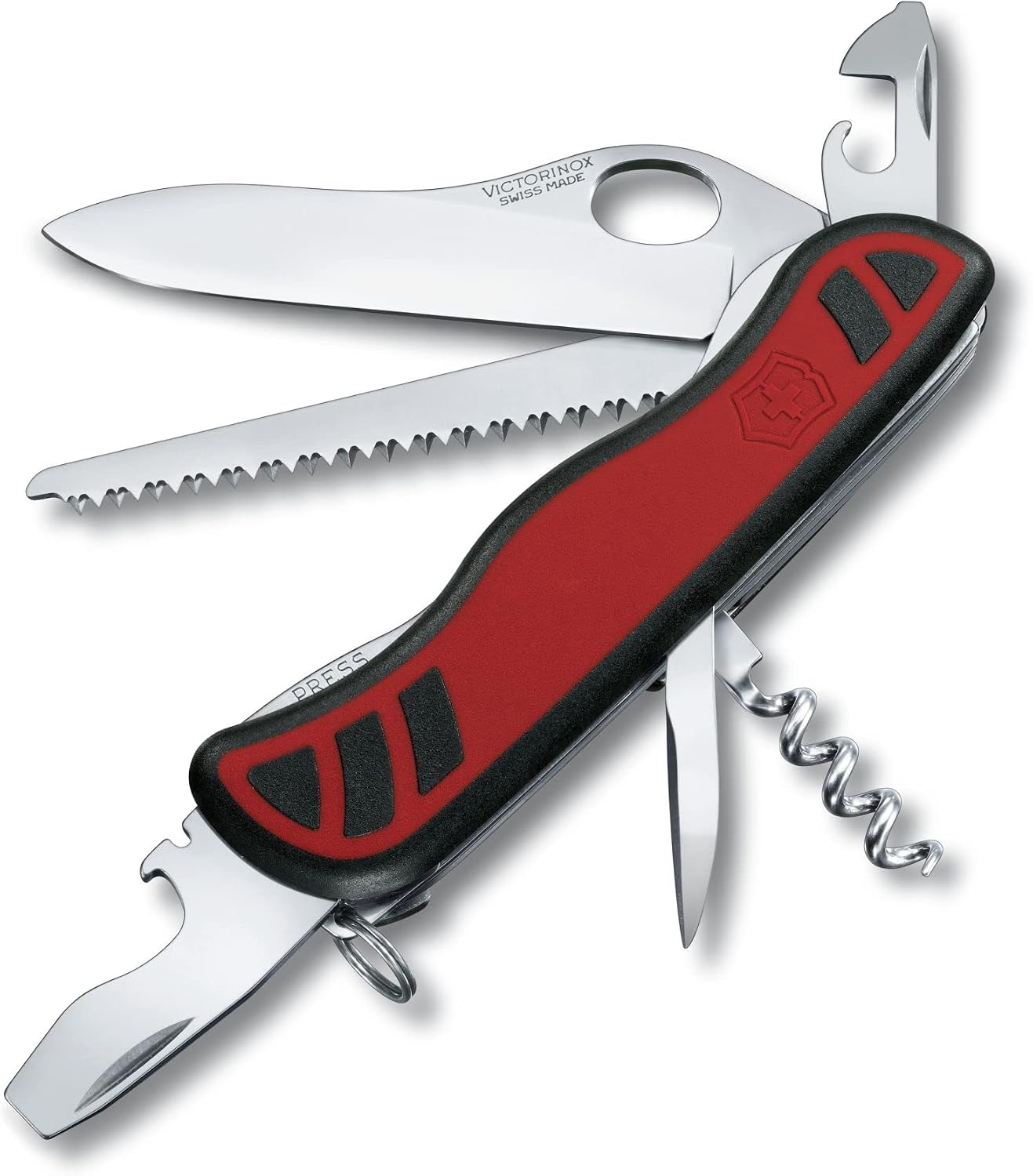 VICTORINOX Victorinox Multitool Knife Forester Multifunctional Disaster Prevention Goods DIY Outdoor Camping Climbing Fishing Hiking Made in Switzerland Compact Mobile Present Gift Red Wood Genuine Domestic Product