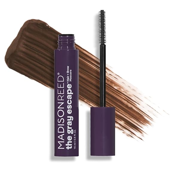 Madison Reed The Gray Escape Root Touch-up Hair & Brow Mascara Medium Brown