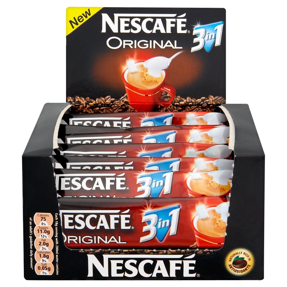Nescafé Original 3 In 1 coffee 18g 28 pieces pack