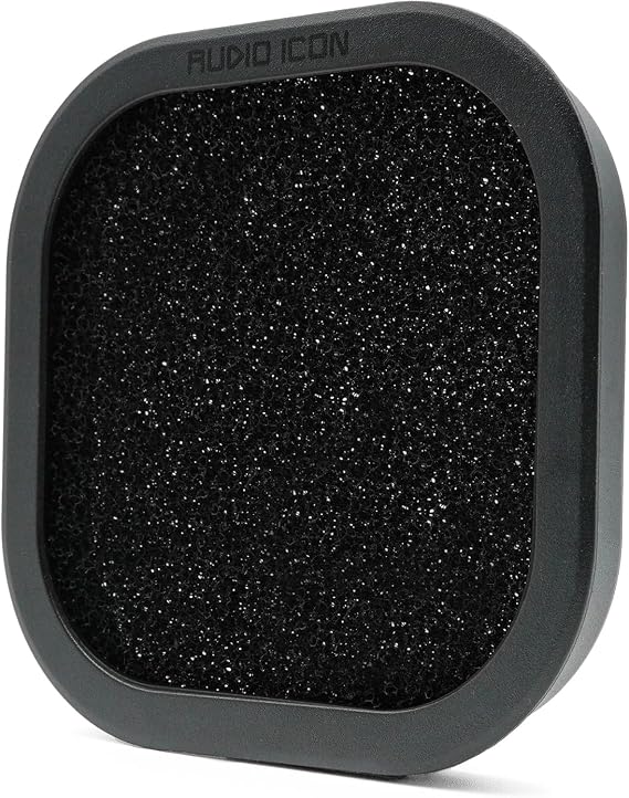 Pop Shield Replacement Windscreen for Audio Icon Flex Pro Interchangeable Professional Studio Recording Microphone Isolation Studio Booth Foam Ball [Pop Filter Only] (Hydrophobic Foam Pop Filter)