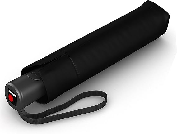 Knirps A.200 Medium Duomatic Windproof Umbrella for Adults Automatic Open Close 38.5" Canopy, Travel Case Included