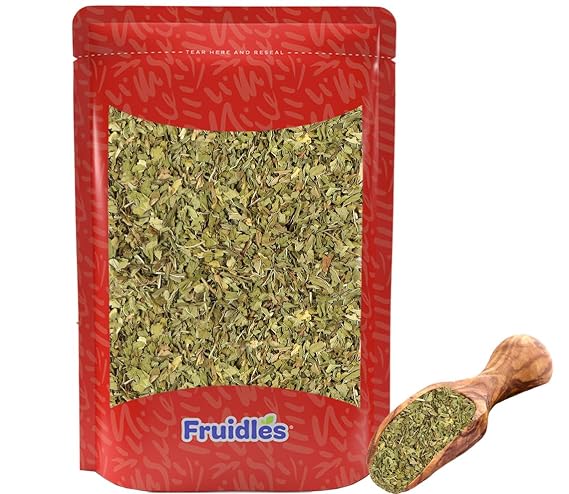 Crushed Mint Leaves, Cut and Sifted, Kosher & Hallal, Non-GMO, Freshly Packaged Spearmint Hebrs in Resealable Bag (4 Ounce Bag)