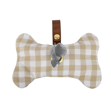 Harry Barker Farmhouse Check Waste Bag Holder for Dogs