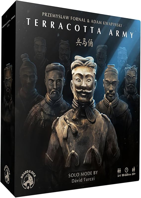 GTS Distribution Terracotta Army - Strategy Ancient Empire Board Game, Ages 14+, 1-4 Players, 90-120 Min