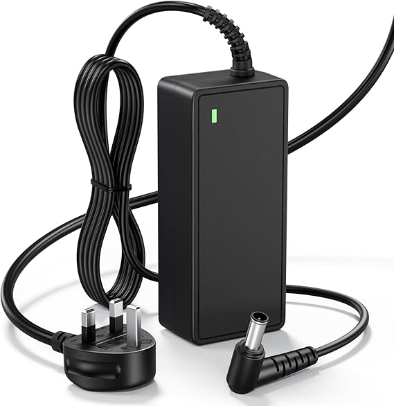 19V Power Adapter Charger for LG Electronics 19" 20" 22" 23" 24" 27" 29" 34" Monitor LG Flatron LCD LED HD TV IPS236V E2351T E2750VR E2290T E2360T E2350T E2242C 24EN33TW Display Charger