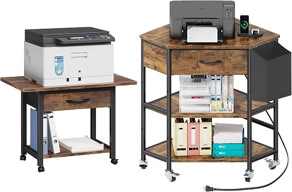 YAOHUOO Printer Table for Home Office