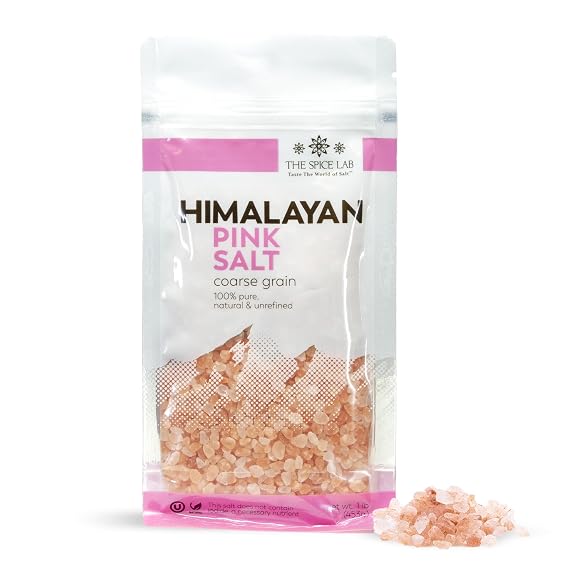 The Spice Lab Pink Himalayan Salt, Coarse, 1 lb