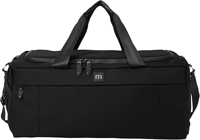 TravisMathew Duration Duffel Bag, Black