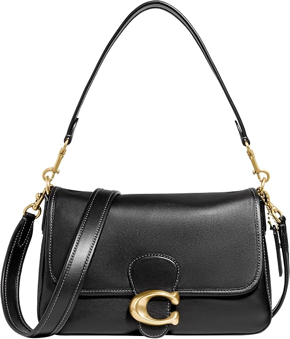 Coach Damen Schultertasche weiches Kalbsleder Tabby