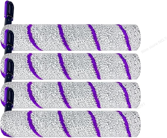 Roller Brush Replacement Part, Compatible For Narwal S20 Pro, Compatible For Rowenta, X-Clean 10 Vacuum Mop Accessories 4pcs