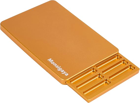 Ultra-thin Edition 20 Compartment Metal Storage Box(Golden)