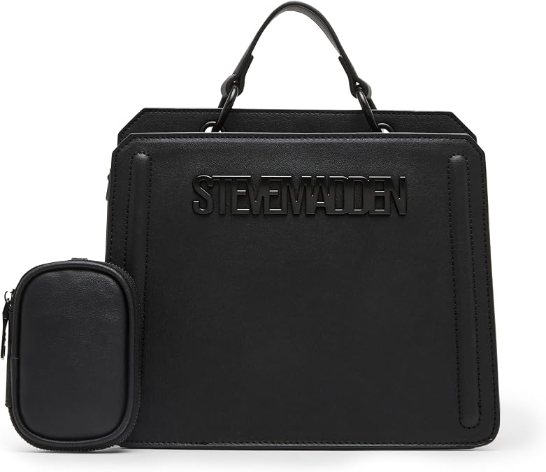 Steve Madden EVELYNF Logo Plaque Top Handle