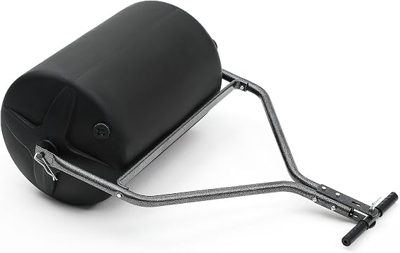 YITAMOTOR 18" x 24" Poly Lawn Roller with Threaded Plug, 270 lb Capacity