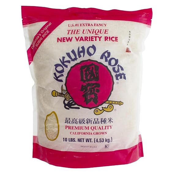 Kokuho Rose Premium Quality Rice # 10 lbs