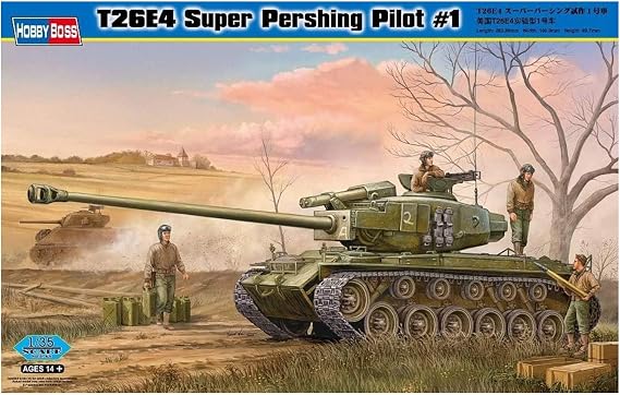 Hobby Boss T26E4 Super Pershing Pilot #1 Vehicle Model Building Kit
