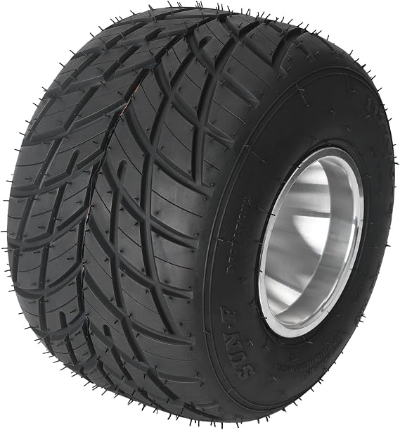11x7.10-5 5" Rear Wheel Tire Rim For Go Kart Golf Cart 4 Wheeler Mini Bike