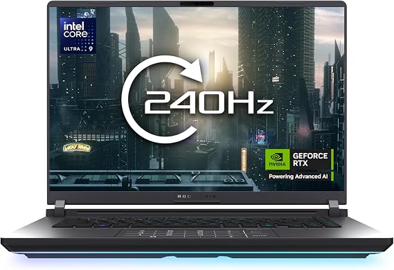 ASUS ROG Strix G16 G615LP Gaming Laptop | 16.0" 240Hz Screen | Intel Core Ultra 9 275HX | NVIDIA GeForce RTX 5070 | 32GB RAM | 1TB PCIe SSD | RGB Backlit Keyboard | 3 Month Xbox Gamepass | Windows 11