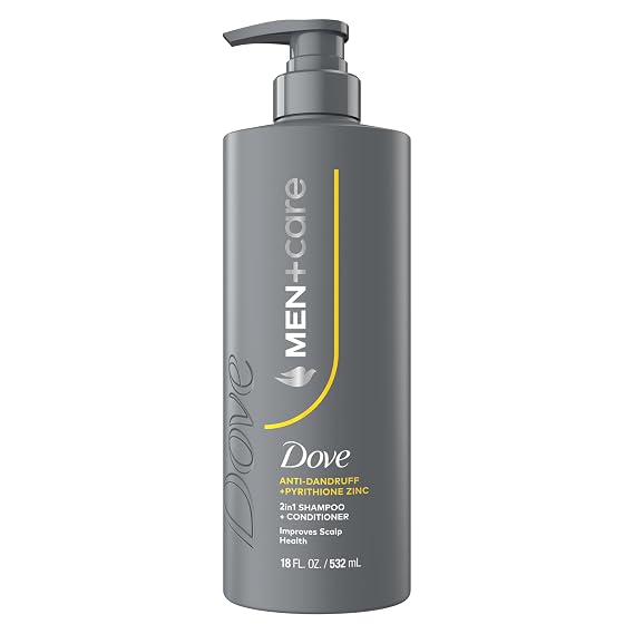 Dove Men Anti-Dandruff 2-in-1 Shampoo & Conditioner For Flakes 18oz