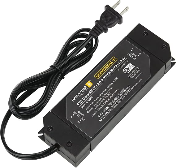 Armacost Lighting 45-Watt Universal+ 24V DC Dimmable LED Driver ELV/MLV/TRIAC 870450