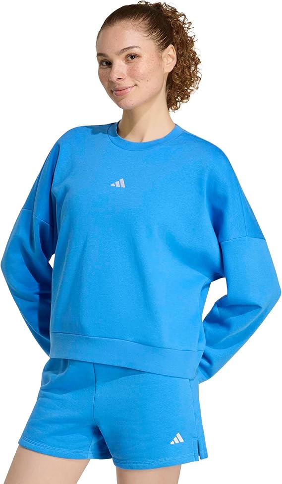 adidas Women's Essentials Small Logo FeelCozy Sweatshirt