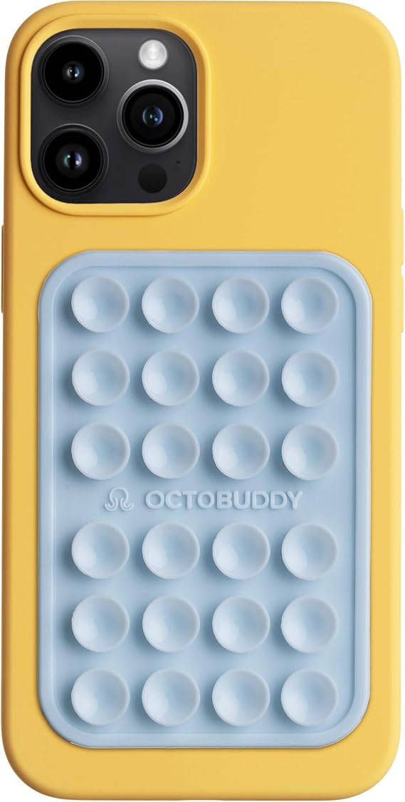 OCTOBUDDY Classic MAX - Silicone Suction Phone Case Adhesive Mount