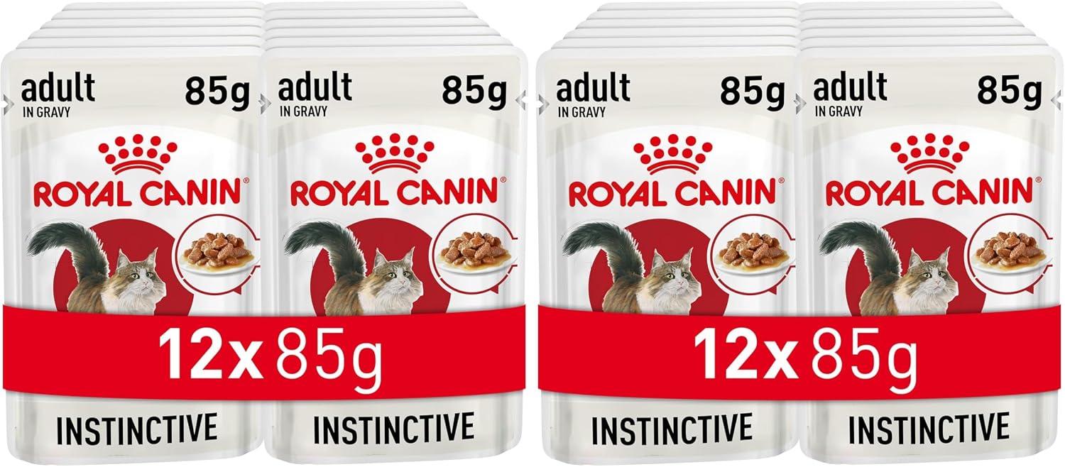 Royal Canin Instinctive Gravy Pouch Yaş Kedi Maması 85 gr x 12 Adet (2 paketi)
