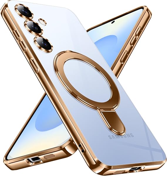 for Samsung Galaxy S25 Case Ultra-Thin TPU with Ma Gold