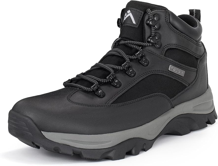 CC-Los Men's Hiking Shoes Waterproof Outdoor Trekking Boots Non-Slip with Daily Wear