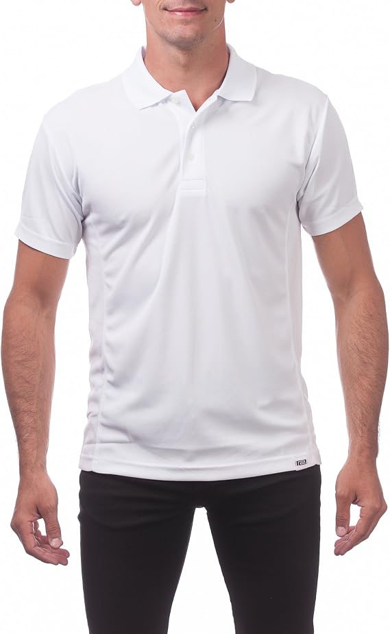 Pro Club Men's Performance Drypro Short Sleeve Polo