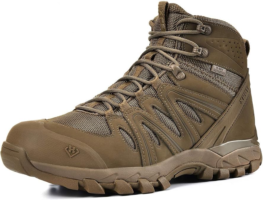 XPETI-FORCE Mid Tactical Boots Lightweight Military Boots