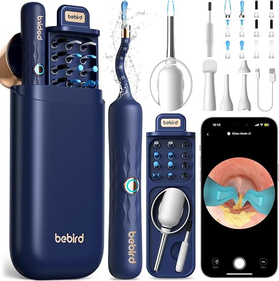 Bebird D39R Ear Wax Removal: Ear Camera with Storage Case&Painless Tweezers
