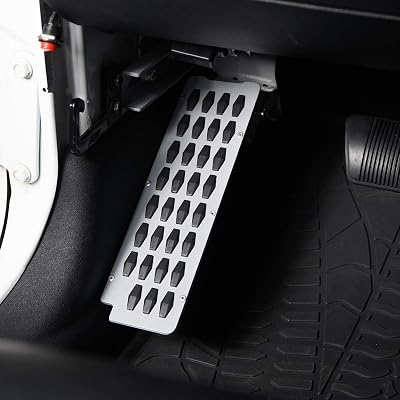 u-Box JK Dead Pedal Left Side Foot Rest Kick Panel for 2007-2018 Jeep Wrangler JK & Wrangler Unlimited