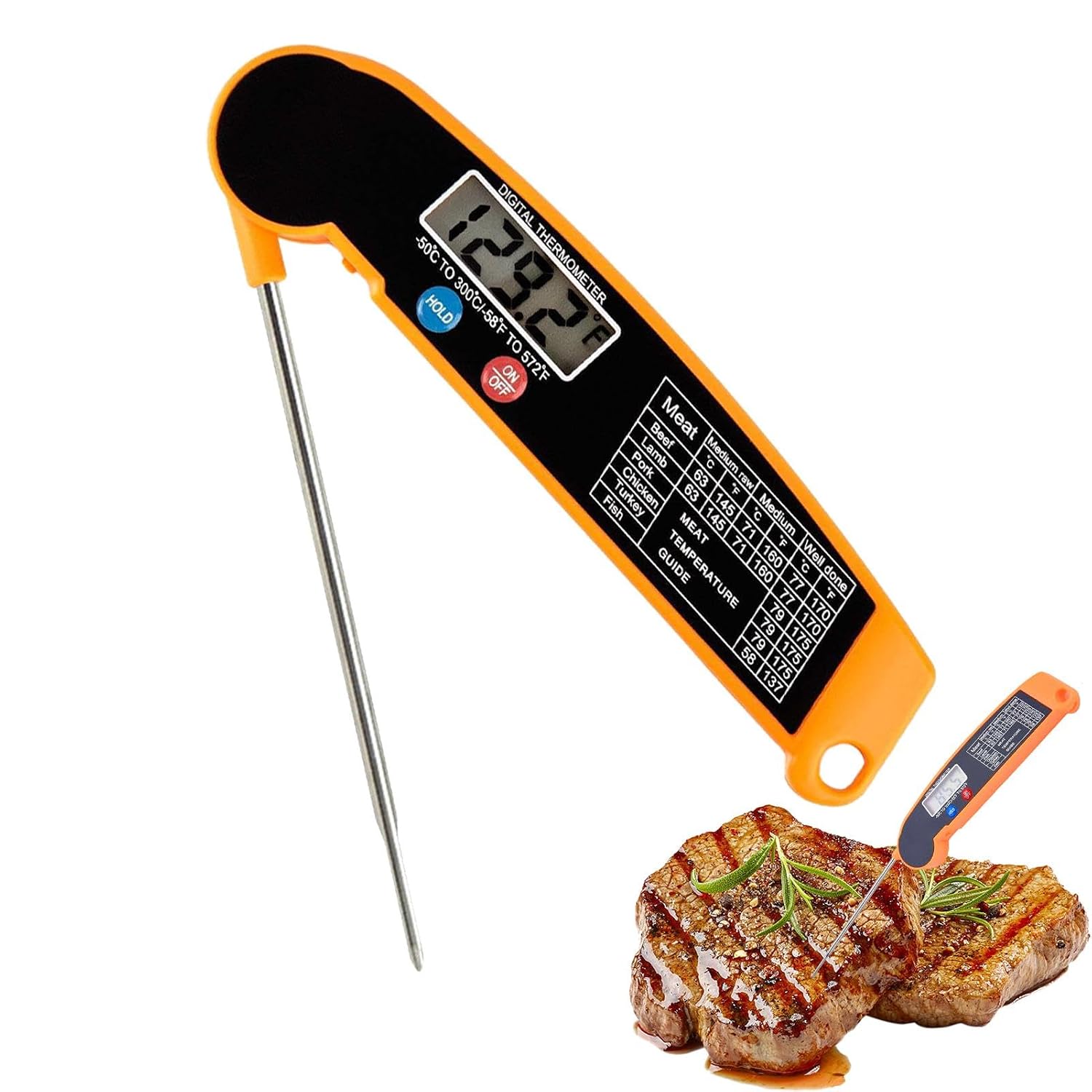 Meat Thermometers,Digital Thermometers for Cooking and Baking - Digital Meat Thermometers Digital Food Thermometers Baking Instant Digital Thermometers
