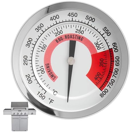 Grill Thermometer for KitchenAid 720-0954, Nexgrill 720-0733 Grill Parts | Fits kitchen aid 720 0819 720-0745 720-0745A grill thermometer, Kirkland 720-1068,Oklahoma Joe 15202029,Kenmore 146.48589710