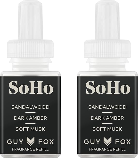 Pura x GUY FOX Home Diffuser Refill, 2 Pack, SoHo
