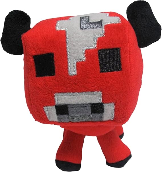 Minecraft Baby Mooshroom Plush" Minecraft Animal Plush Series