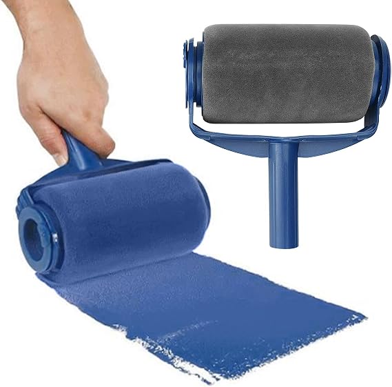 Refillable Reservoir Paint Roller, FlockedSponge NoDrip Roller