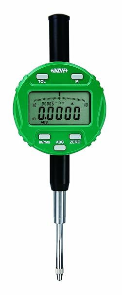 INSIZE 2104-10E Electronic Indicator, Resolution 0.0005", 0.5"