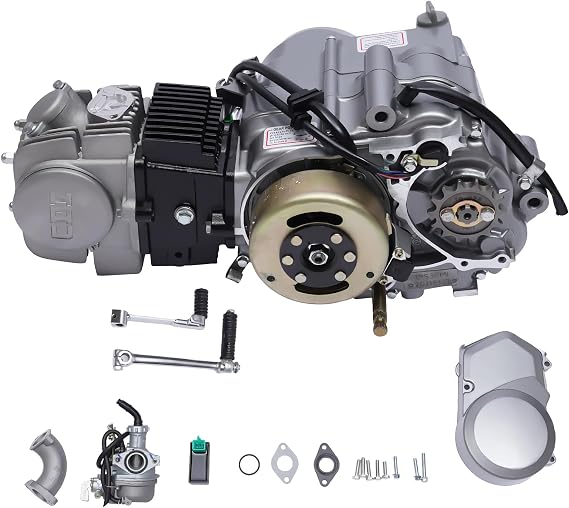 4 Stroke Engine, 125CC Manual Clutch Dirt Bike Engine Single Cylinder Motor Engine 4-speed For Honda CRF50 CRF70 XR50 CT70 CT90 CT110 Mini Trail