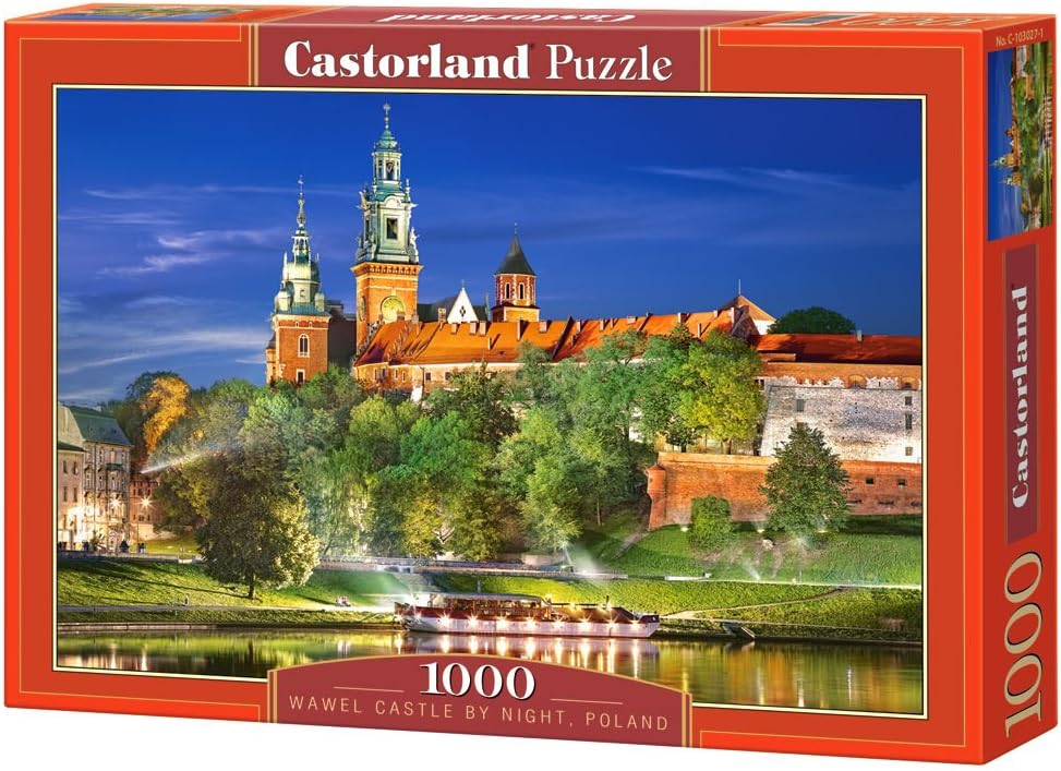 Castorland Wawel Castle by Night, Poland Puzzle 1000 Piece