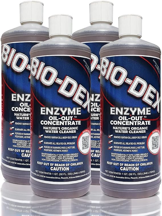 Bio-Dex 4 Pack Enzyme Oil Out 1qt