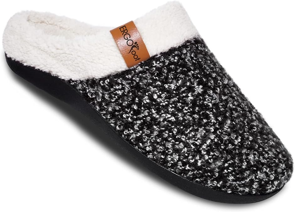 ERGOfoot Orthopedic Slippers with Arch Support for Women Men