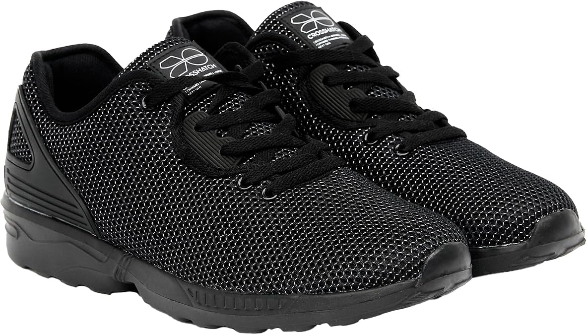 Crosshatch Mens Trainers Lace Up Casual Gym Sports Lightweight UK Shoes