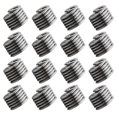 M4 x 0.7mm x 1.5D Helicoil Type Screw, 304 Stainless Steel Wire Thread Inserts, Helical Coiled Wire Threaded Sleeve, 150Pcs