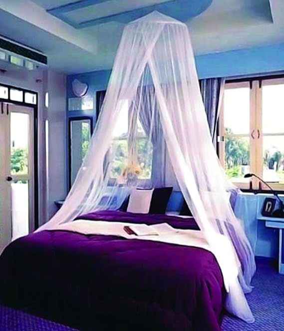 Circular White Mosquito Net