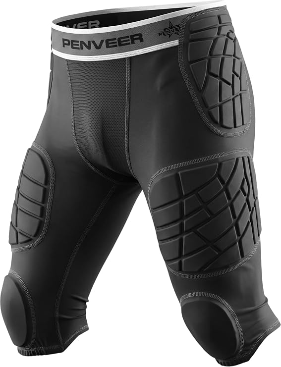 7 Pad Football Girdle Adult with Cup Pocket & Integrated Padding