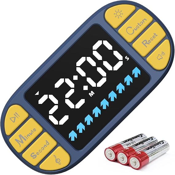 DOOMAY Magnetic Digital Kitchen Timer for Classroom Countdown